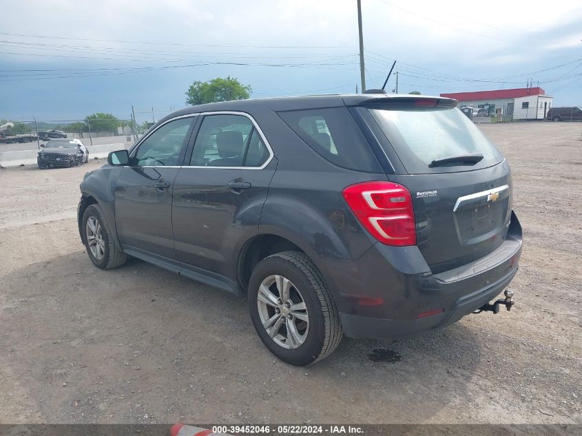 2016 Chevrolet Equinox Ls VIN: 2GNALBEK2G6265366 Lot: 39452046