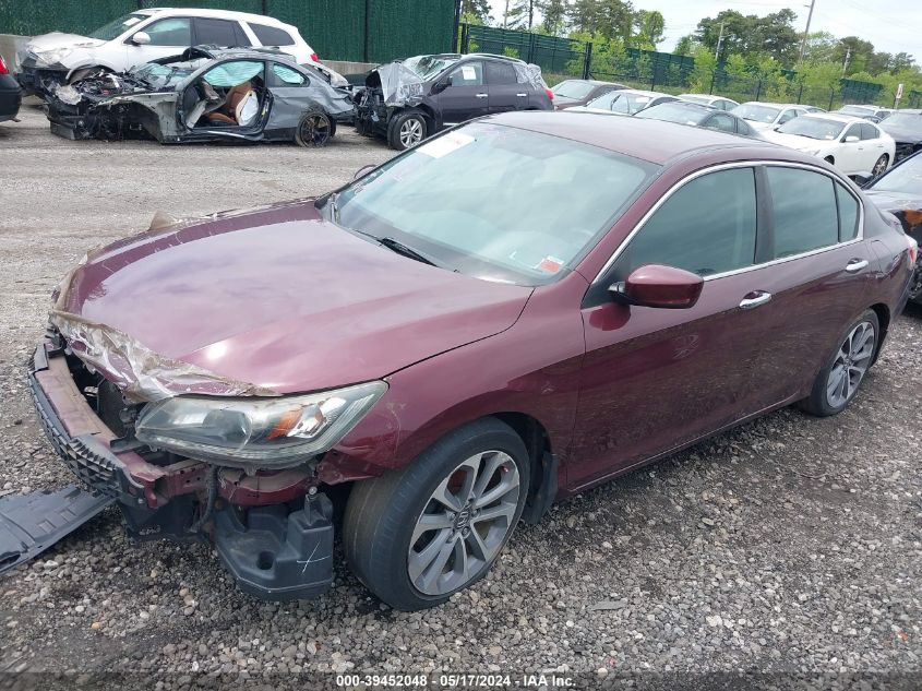 2014 Honda Accord Sport VIN: 1HGCR2F52EA065162 Lot: 39452048