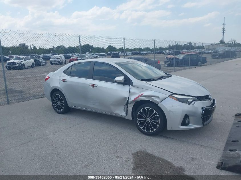 2015 TOYOTA COROLLA S PLUS - 2T1BURHE1FC456136