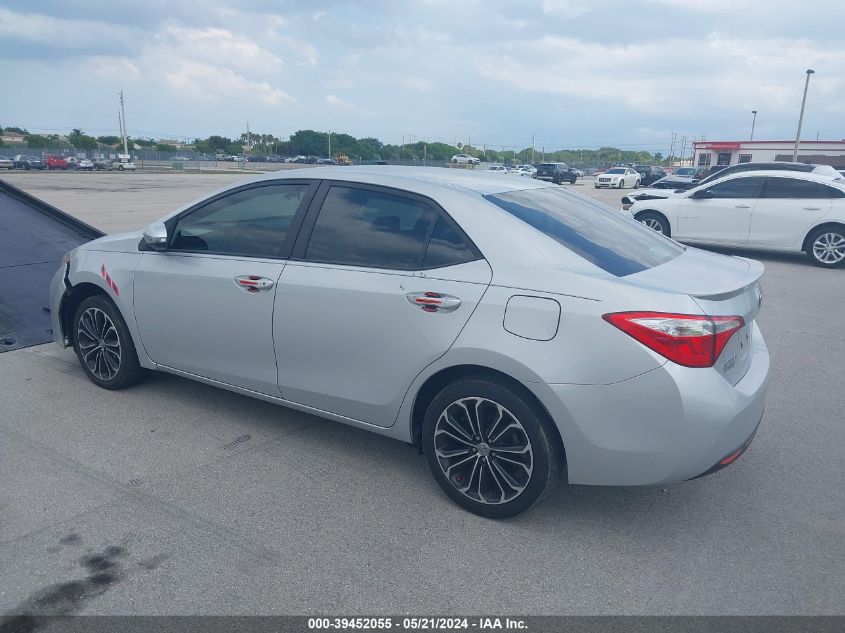 2015 Toyota Corolla S Plus VIN: 2T1BURHE1FC456136 Lot: 39452055