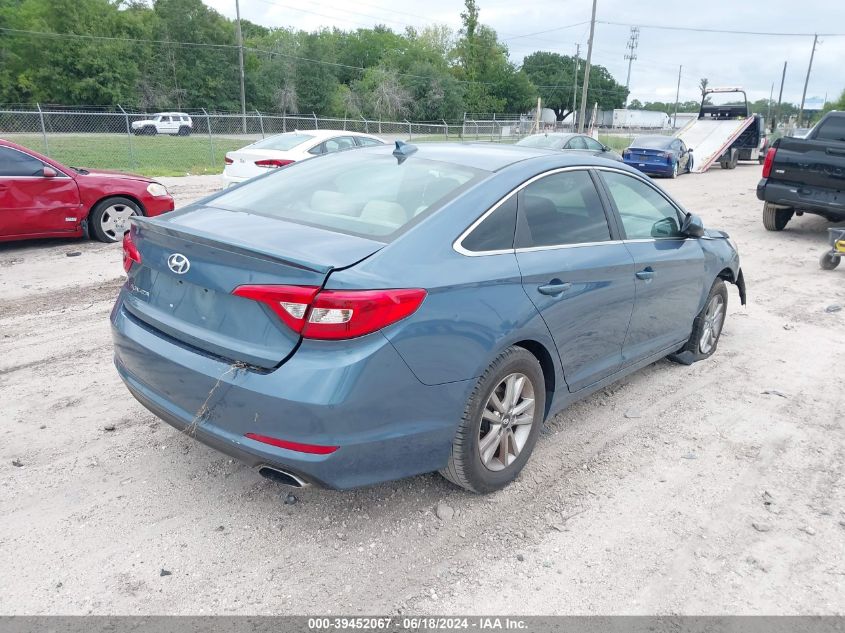 2015 HYUNDAI SONATA SE - 5NPE24AF3FH208721