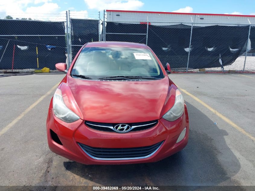 2012 Hyundai Elantra Gls (Ulsan Plant) VIN: KMHDH4AE7CU467162 Lot: 39452069