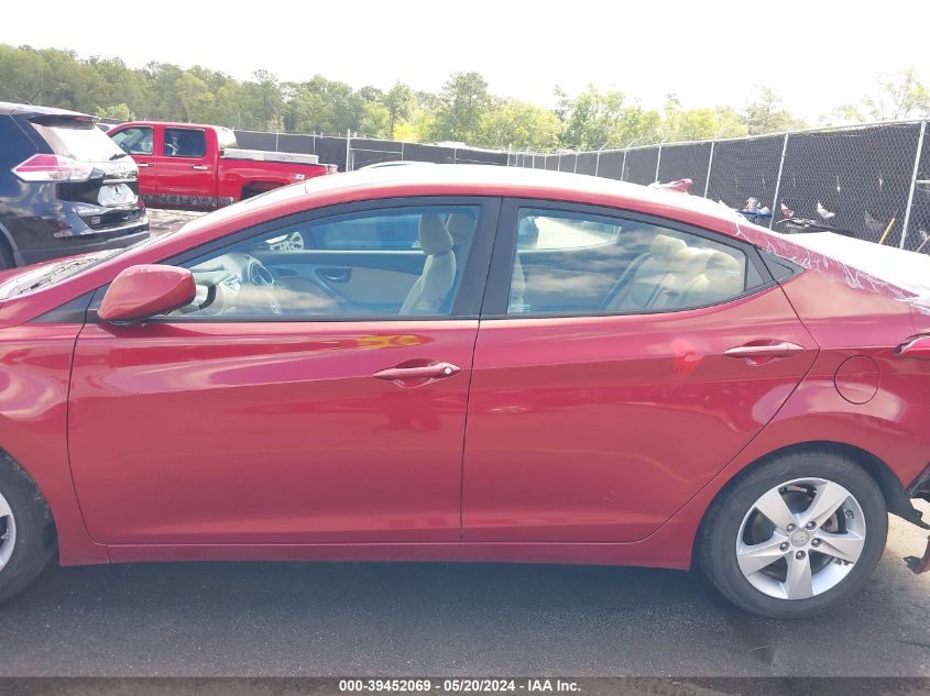 2012 Hyundai Elantra Gls (Ulsan Plant) VIN: KMHDH4AE7CU467162 Lot: 39452069