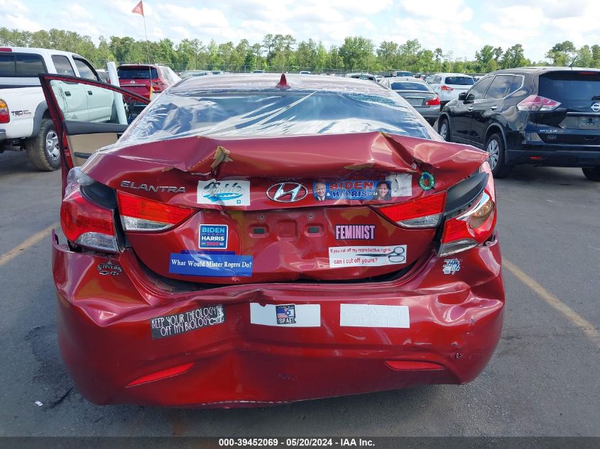 2012 Hyundai Elantra Gls (Ulsan Plant) VIN: KMHDH4AE7CU467162 Lot: 39452069