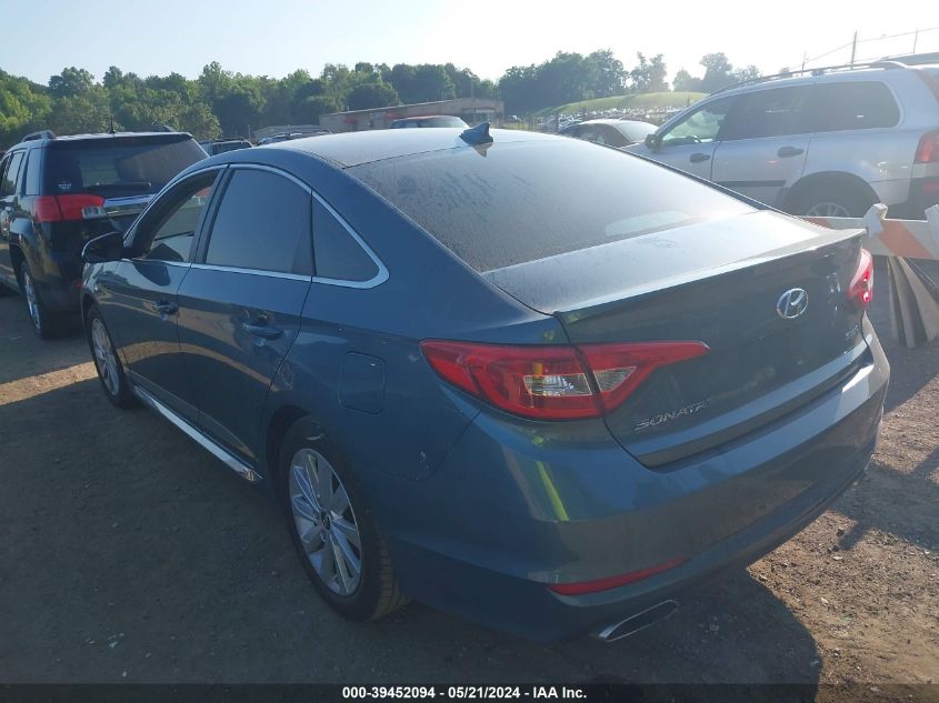 2017 Hyundai Sonata Sport VIN: 5NPE34AF7HH475389 Lot: 39452094