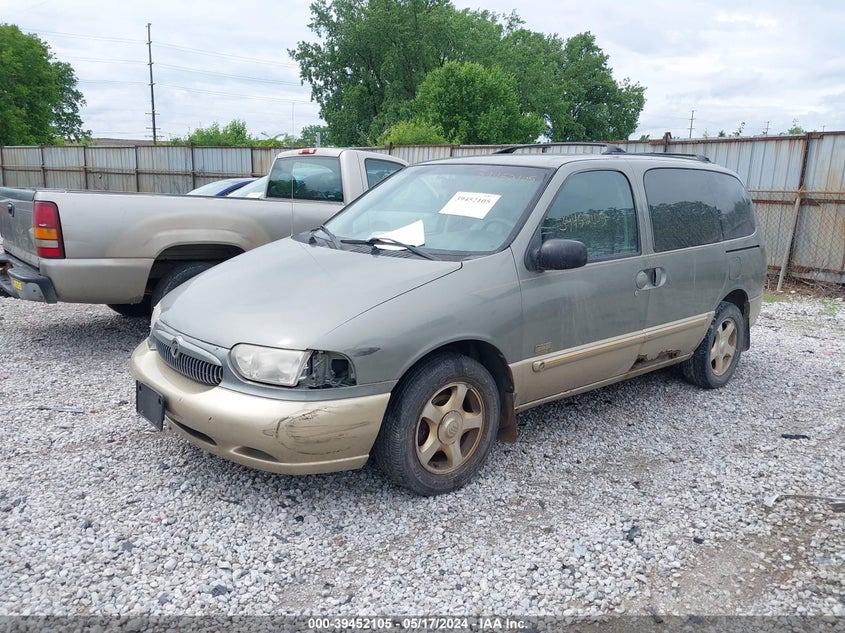 1999 Mercury Villager Estate/Sport VIN: 4M2XV11TXXDJ17256 Lot: 39452105