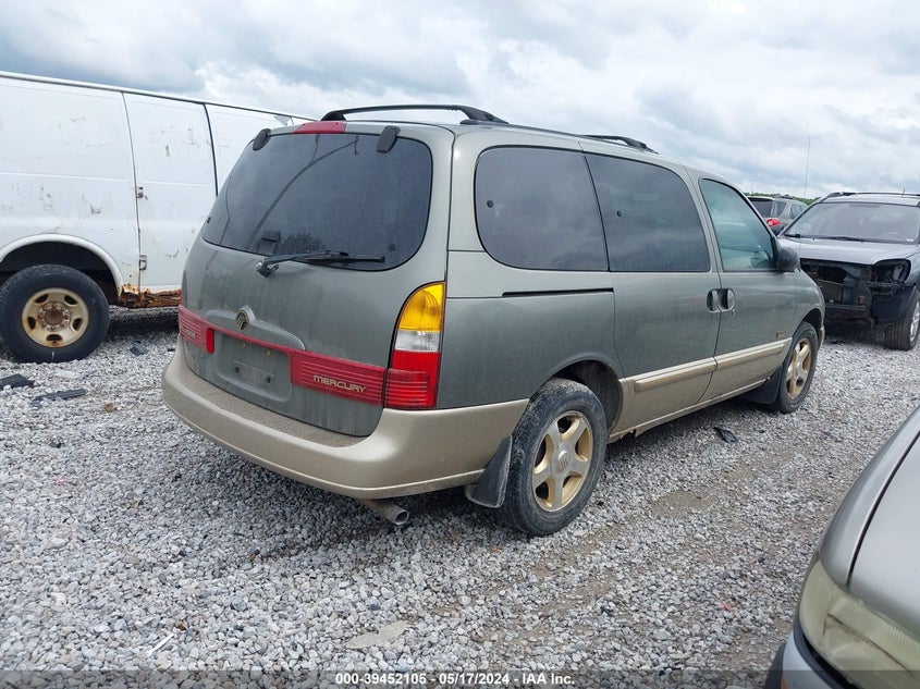1999 Mercury Villager Estate/Sport VIN: 4M2XV11TXXDJ17256 Lot: 39452105