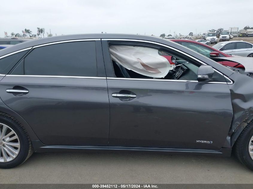 2014 Toyota Avalon Hybrid Xle Touring VIN: 4T1BD1EB9EU026802 Lot: 39452112