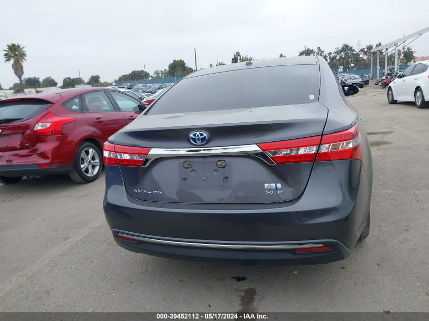 2014 Toyota Avalon Hybrid Xle Touring VIN: 4T1BD1EB9EU026802 Lot: 39452112