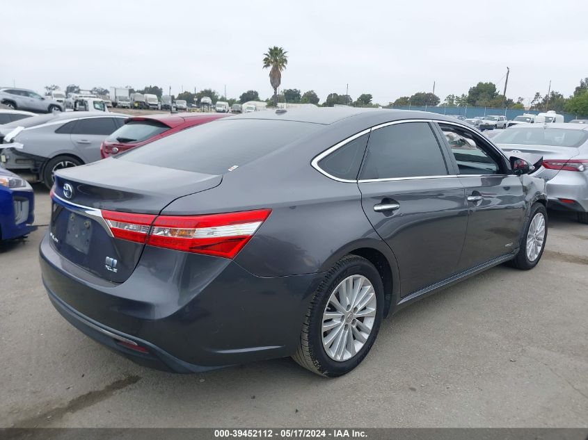 2014 Toyota Avalon Hybrid Xle Touring VIN: 4T1BD1EB9EU026802 Lot: 39452112