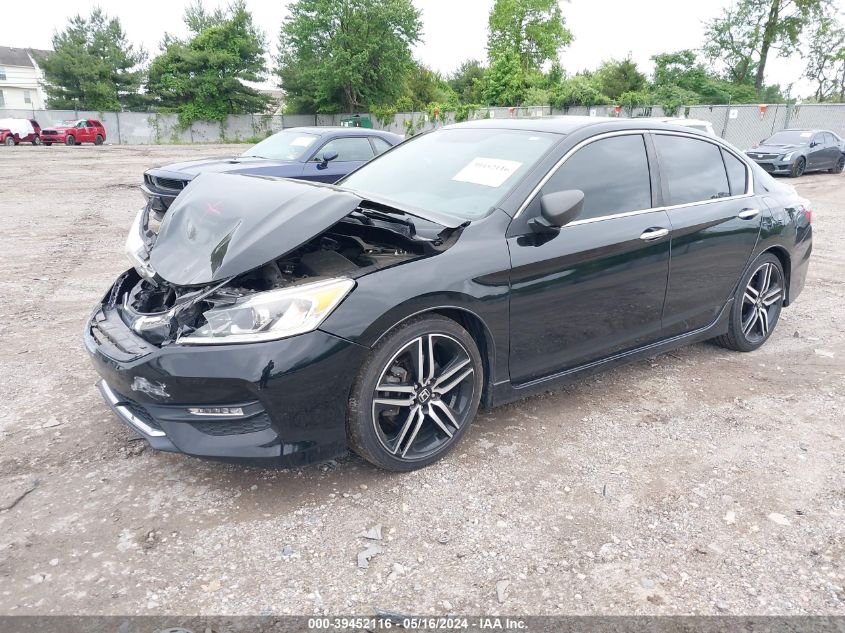 1HGCR2F5XGA137213 2016 HONDA ACCORD - Image 2