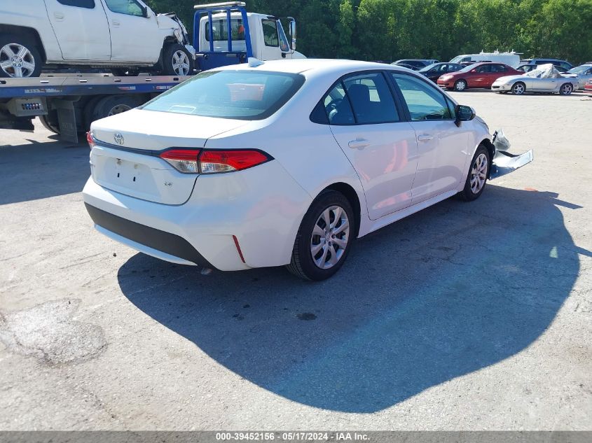 2022 Toyota Corolla Le VIN: 5YFEPMAE2NP343490 Lot: 39452156