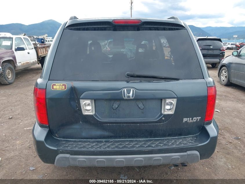 2004 Honda Pilot Ex-L VIN: 5FNYF18554B004270 Lot: 39452185