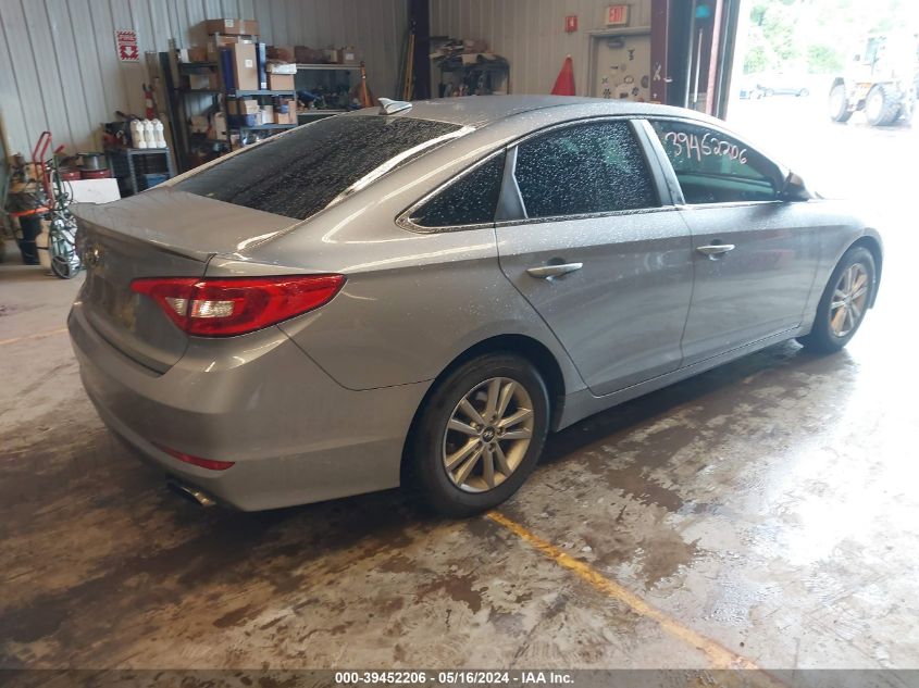 2016 Hyundai Sonata Se VIN: 5NPE24AF0GH375376 Lot: 39452206