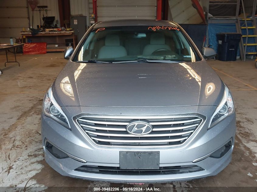 2016 Hyundai Sonata Se VIN: 5NPE24AF0GH375376 Lot: 39452206