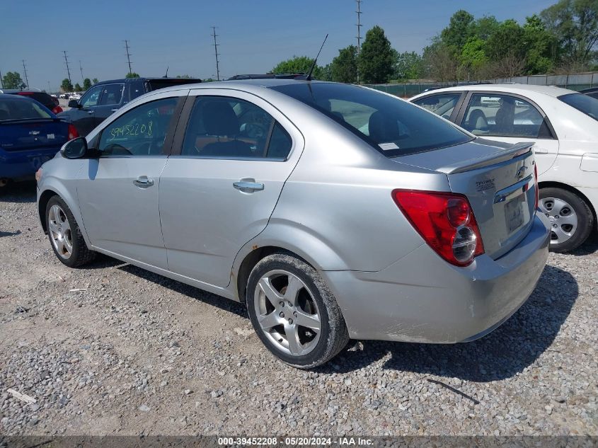 2013 Chevrolet Sonic Ltz Auto VIN: 1G1JE5SH4D4204989 Lot: 39452208