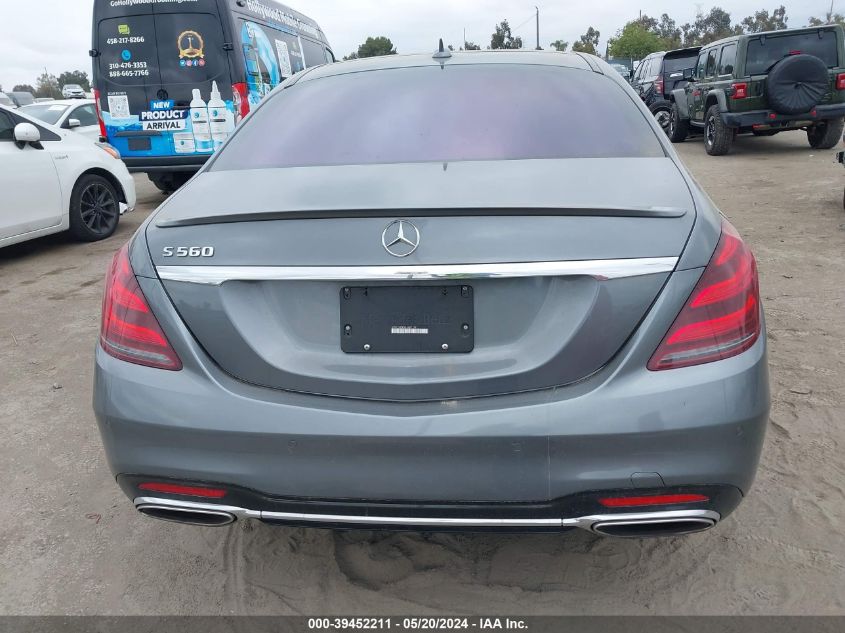 2019 Mercedes-Benz S 560 VIN: WDDUG8DBXKA487198 Lot: 39452211