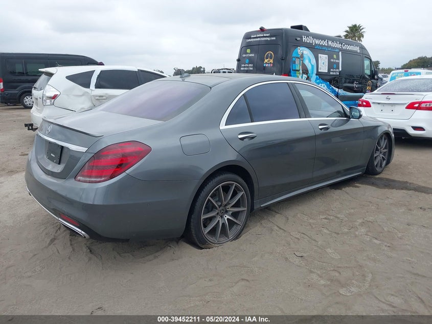 2019 Mercedes-Benz S 560 VIN: WDDUG8DBXKA487198 Lot: 39452211