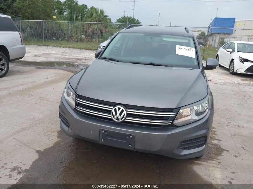 2015 Volkswagen Tiguan S VIN: WVGBV7AX4FW550107 Lot: 39452227