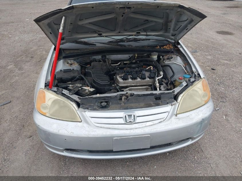 2HGES16562H564342 | 2002 HONDA CIVIC