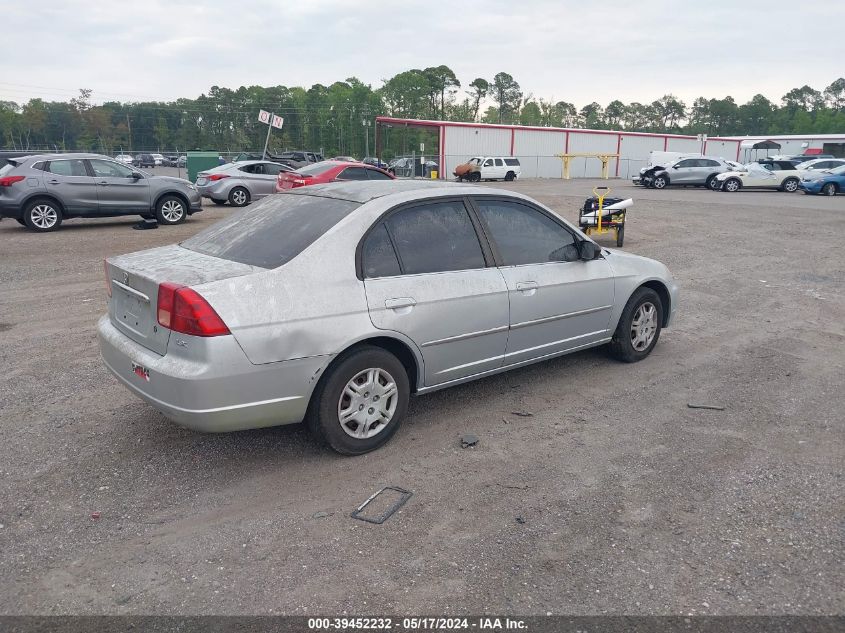 2HGES16562H564342 | 2002 HONDA CIVIC