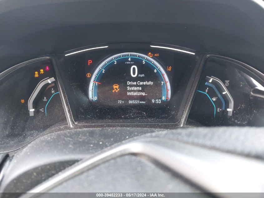 2019 Honda Civic Ex VIN: SHHFK7H64KU220184 Lot: 39452233