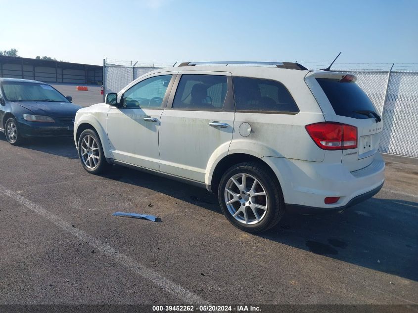 2013 Dodge Journey Crew VIN: 3C4PDCDG8DT569604 Lot: 39452262