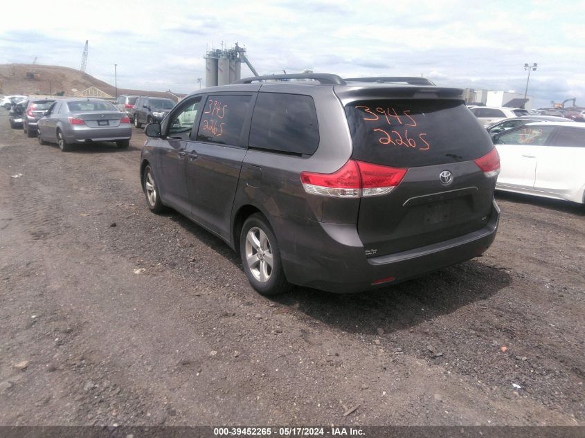 2012 Toyota Sienna Le V6 8 Passenger VIN: 5TDKK3DC7CS178062 Lot: 39452265