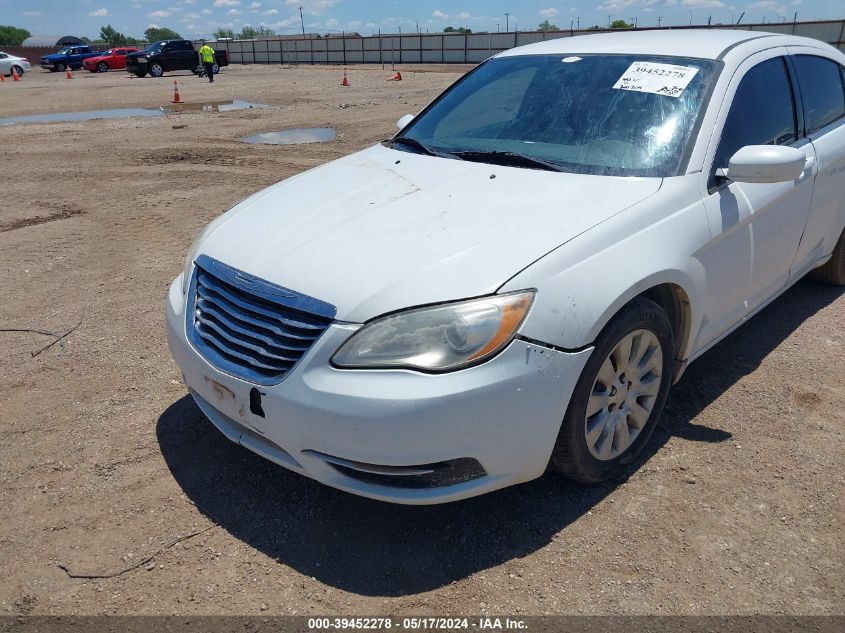 2012 Chrysler 200 Lx VIN: 1C3CCBAB9CN222967 Lot: 39452278