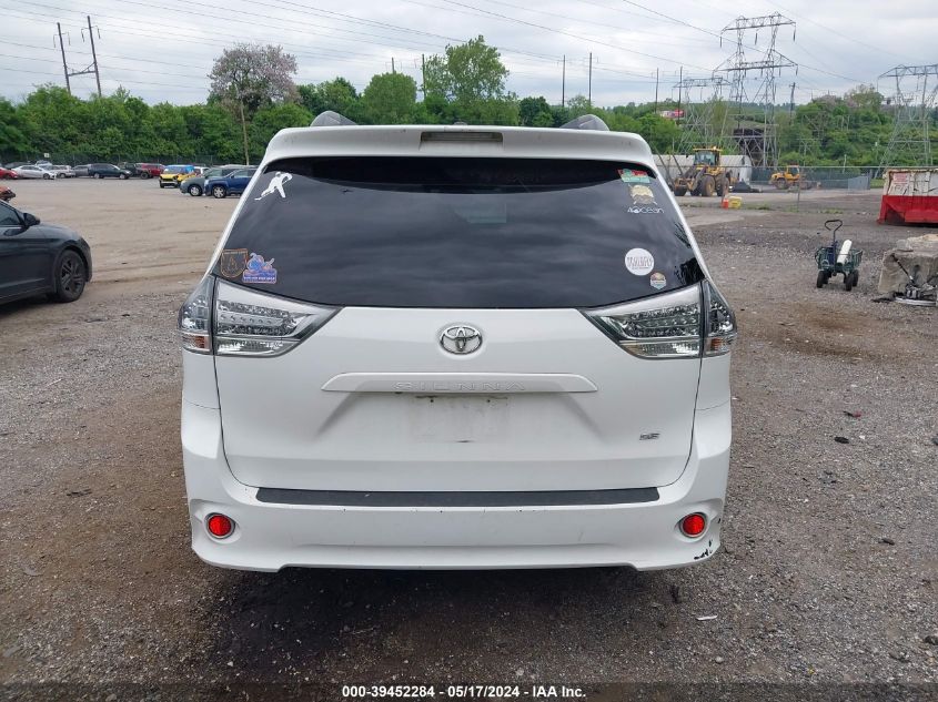 2015 Toyota Sienna Se Premium 8 Passenger VIN: 5TDXK3DC5FS619388 Lot: 39452284