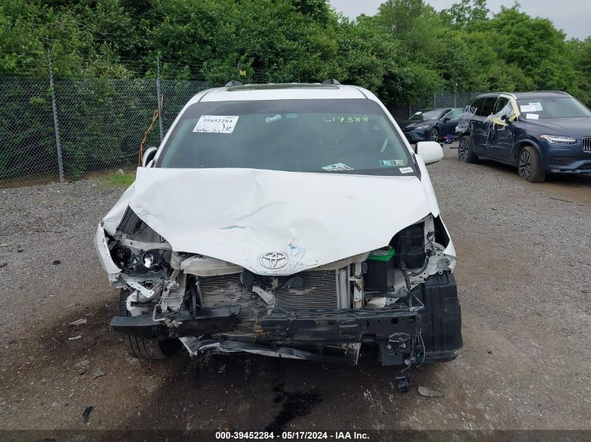 2015 Toyota Sienna Se Premium 8 Passenger VIN: 5TDXK3DC5FS619388 Lot: 39452284