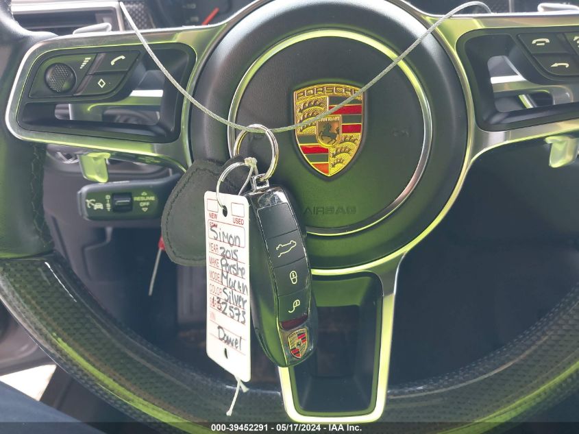 2015 Porsche Macan Turbo VIN: WP1AF2A53FLB99334 Lot: 39452291