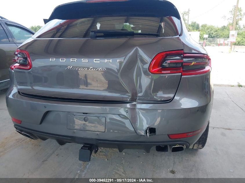 2015 Porsche Macan Turbo VIN: WP1AF2A53FLB99334 Lot: 39452291