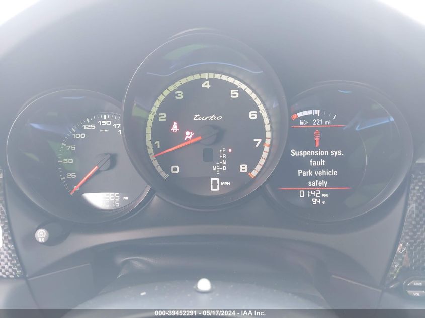 2015 Porsche Macan Turbo VIN: WP1AF2A53FLB99334 Lot: 39452291