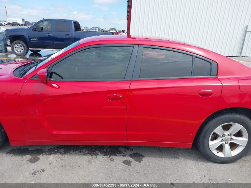 2013 Dodge Charger Se VIN: 2C3CDXBG7DH626106 Lot: 39452293