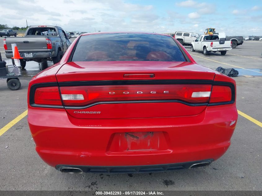 2013 Dodge Charger Se VIN: 2C3CDXBG7DH626106 Lot: 39452293