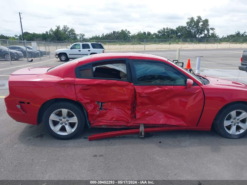 2013 Dodge Charger Se VIN: 2C3CDXBG7DH626106 Lot: 39452293