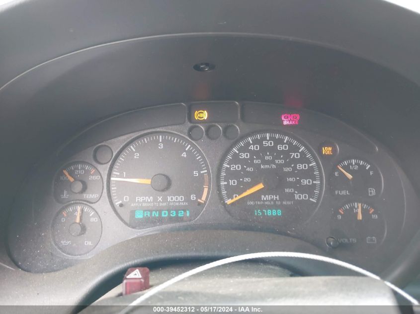 2001 Chevrolet Blazer Ls VIN: 1GNCS18W11K113507 Lot: 39452312