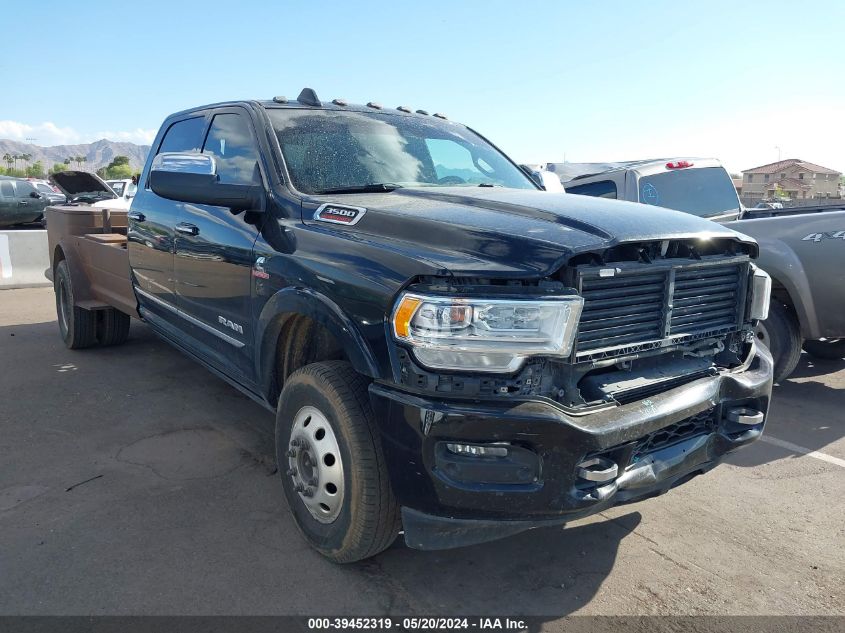 2019 Ram 3500 Limited 4X4 8' Box VIN: 3C63RRRL1KG614856 Lot: 39452319