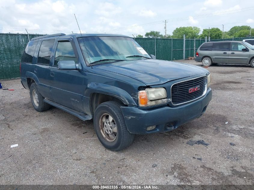 2000 GMC Yukon Denali VIN: 1GKEK13R2YR160800 Lot: 39452335