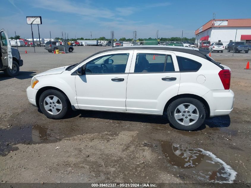 2009 Dodge Caliber Se VIN: 1B3HB28A79D211189 Lot: 39452337