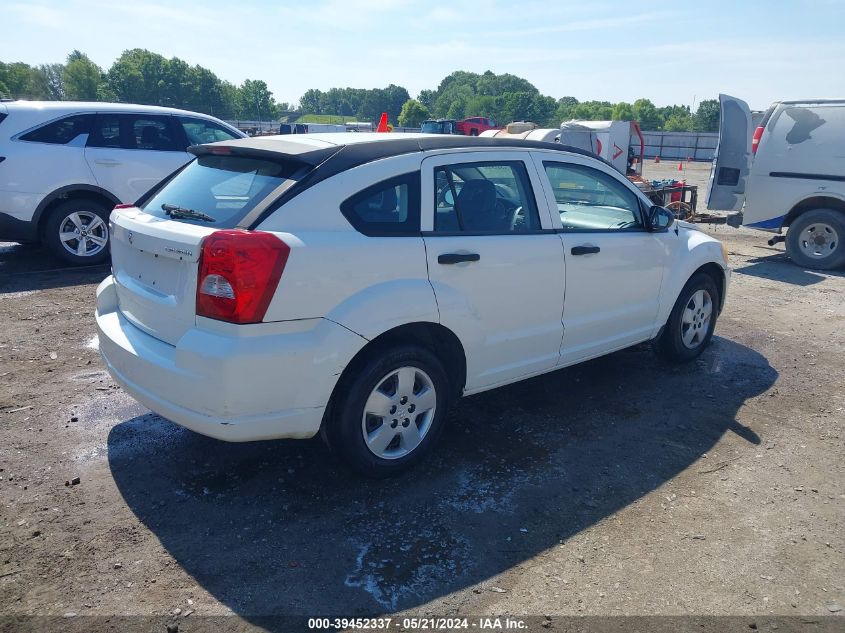 2009 Dodge Caliber Se VIN: 1B3HB28A79D211189 Lot: 39452337