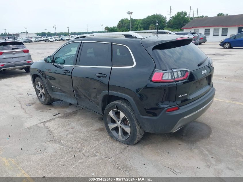 2019 Jeep Cherokee Limited 4X4 VIN: 1C4PJMDX1KD458488 Lot: 39452343