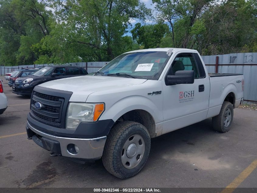 2013 Ford F-150 Xl VIN: 1FTMF1EFXDFC58869 Lot: 39452346