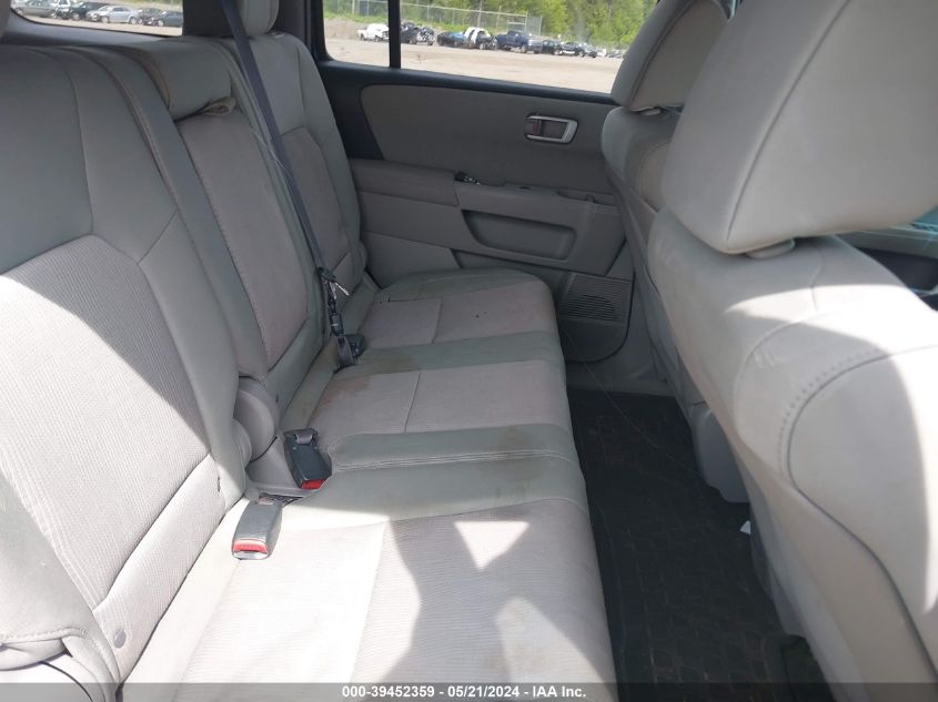 2013 Honda Pilot Ex VIN: 5FNYF4H42DB039485 Lot: 39452359