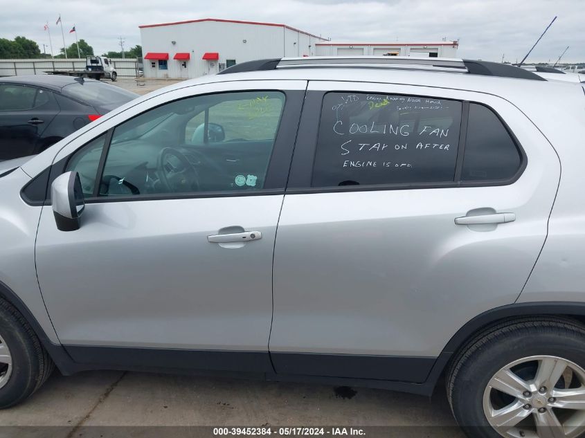 2021 Chevrolet Trax Fwd Lt VIN: KL7CJLSB0MB341349 Lot: 39452384