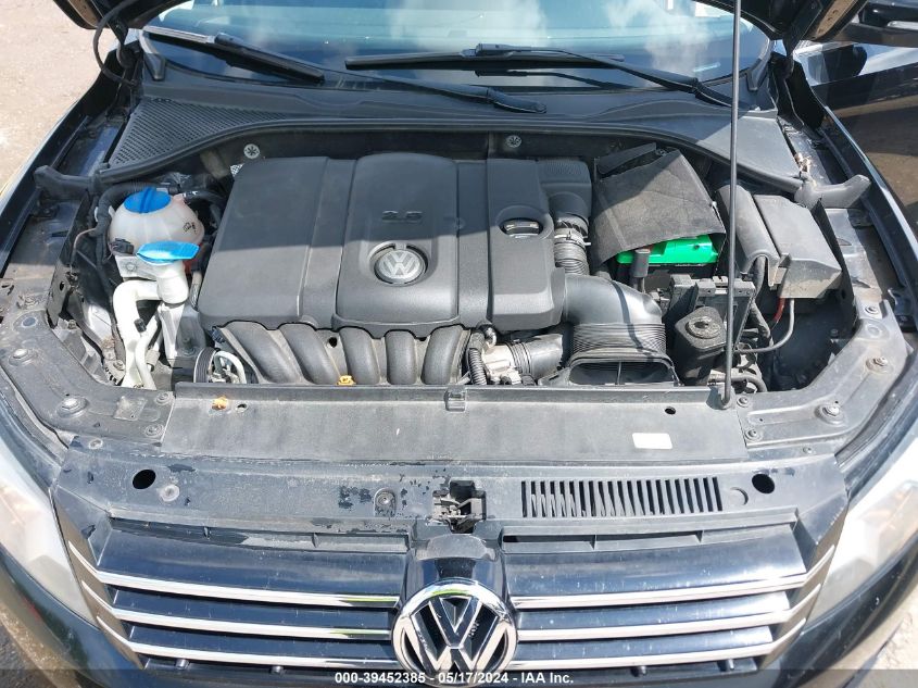 2012 Volkswagen Passat 2.5L Se VIN: 1VWBP7A37CC075235 Lot: 39452385