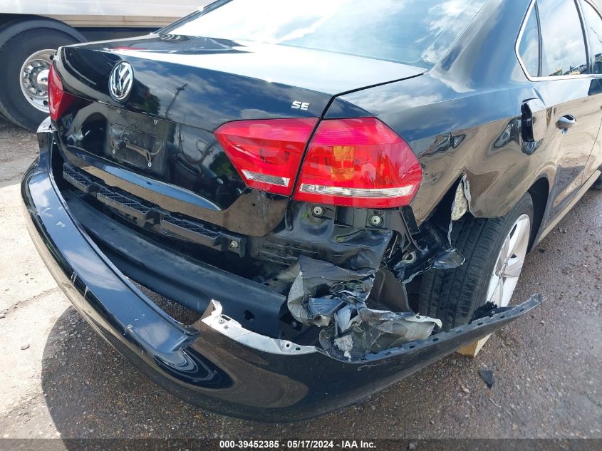 2012 Volkswagen Passat 2.5L Se VIN: 1VWBP7A37CC075235 Lot: 39452385