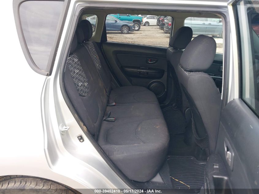 2011 Kia Soul + VIN: KNDJT2A26B7347026 Lot: 39452410