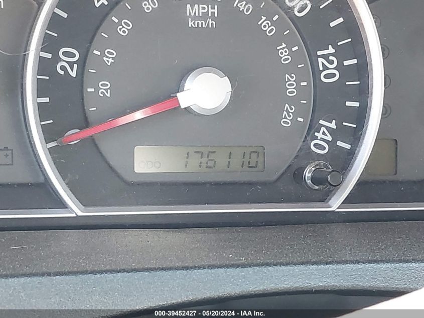 2007 Kia Sorento Lx VIN: KNDJD736675728257 Lot: 39452427